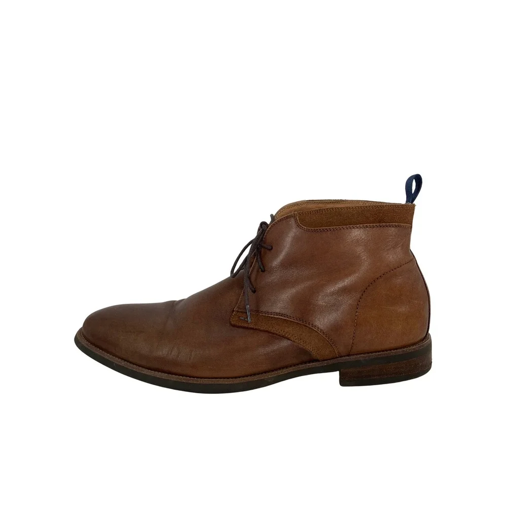 Florsheim Chukka Boots Mens 10.5M Brown Excellent Leather Comfortech 11936-221